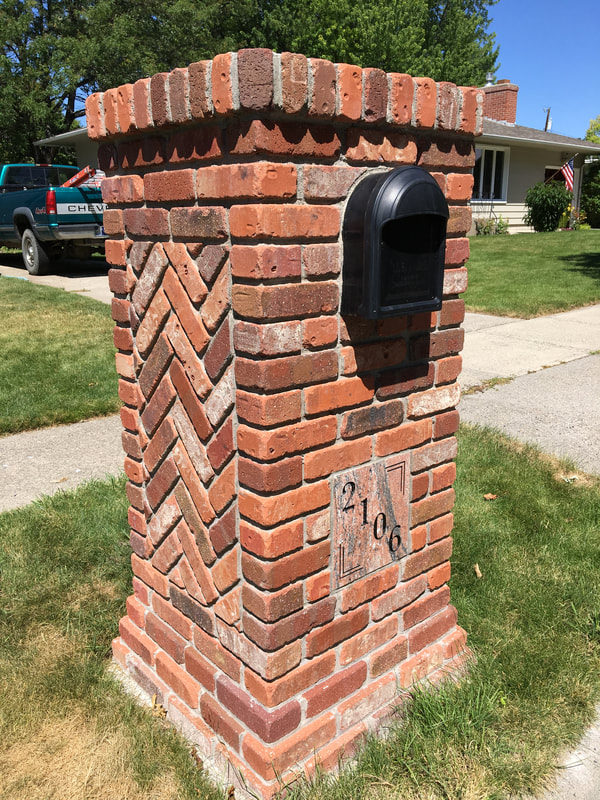 Brick mailbox, Billings MT