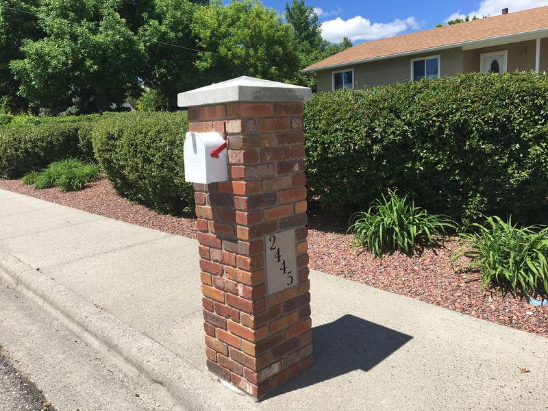 Brick mailbox, Billings